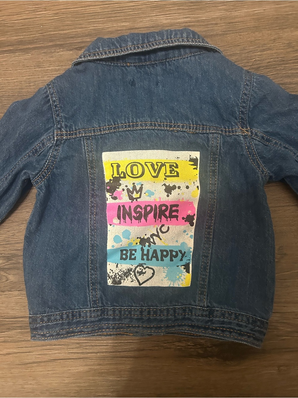 NYC Denim Jean Jacket Girls Size 4T